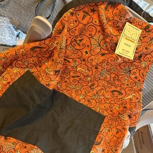 Johanna Parker Halloween Apron with Black Pocket